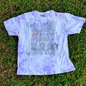 Jimi Hendrix Purple Haze Upcycled Tee
